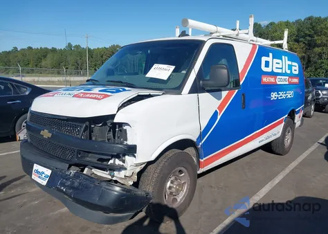 2020 Chevrolet Express Cargo Rwd 2500 Regular Wheelbase Wt from USA, damaged, VIN 1GCWGAFP2L1269552